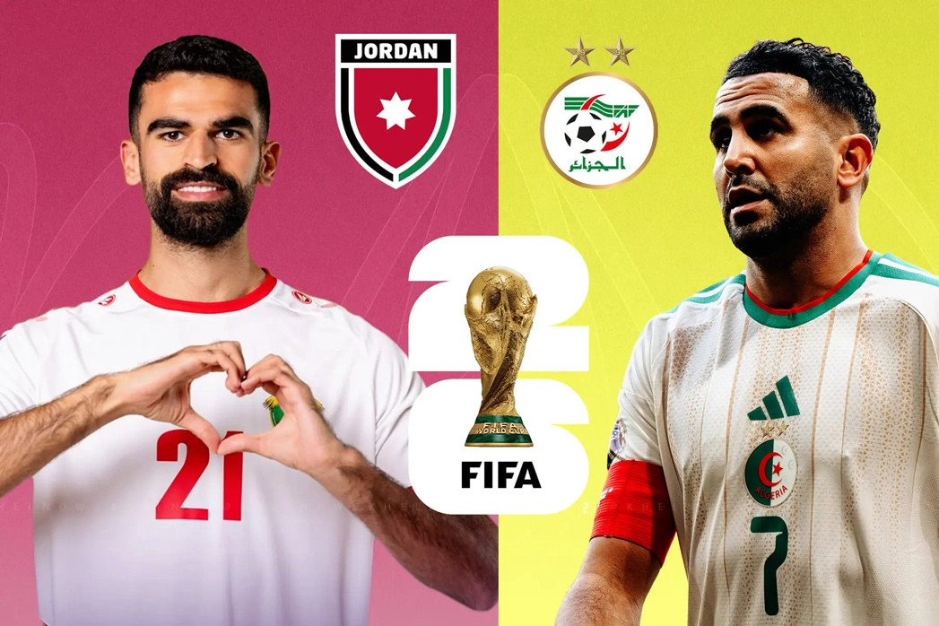 Trực tiếp bóng đá Jordan vs Algeria: Bảng J World Cup 2026