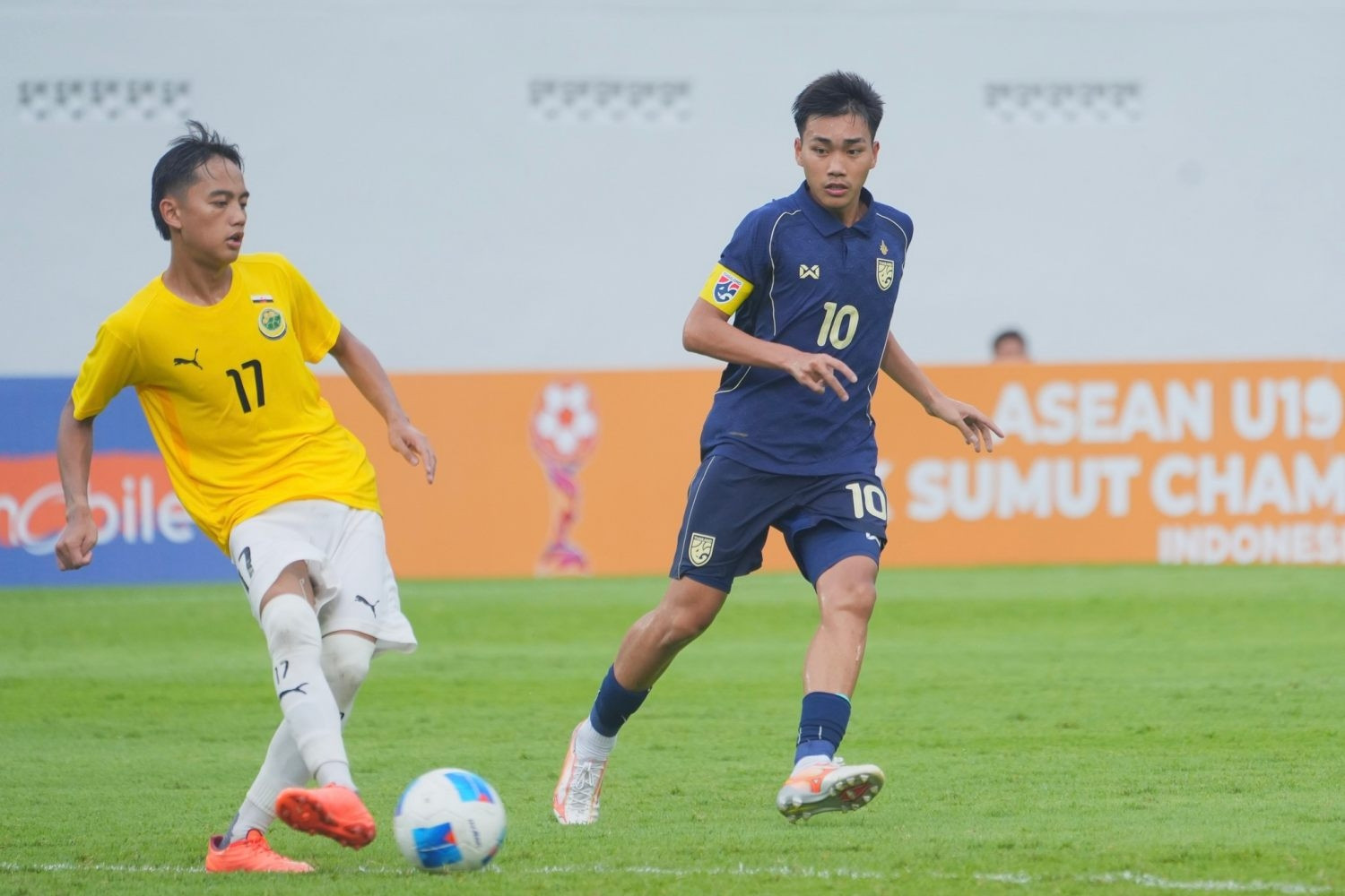 Trực tiếp bóng đá U19 Thái Lan 0-0 U19 Singapore: Thế trận lấn lướt