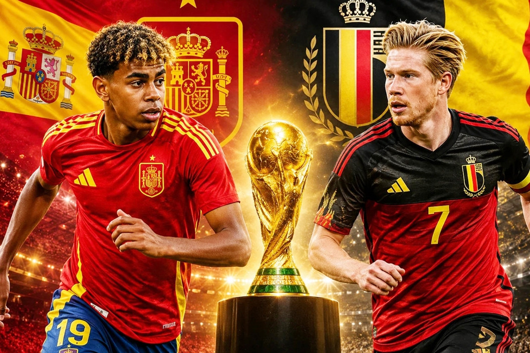 Link xem trực tiếp bóng đá Tây Ban Nha vs Bỉ, 2h ngày 11/7