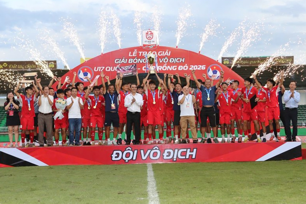 PVF vô địch giải U17 Quốc gia 2026