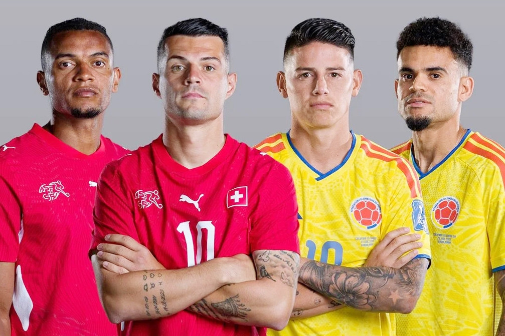 Trực tiếp bóng đá Thụy Sĩ vs Colombia: Vòng 1/8 World Cup 2026