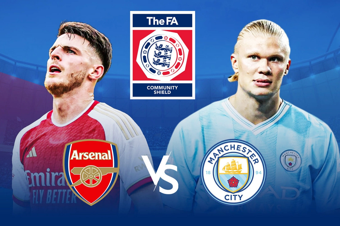 Trực tiếp bóng đá Arsenal vs Man City: Siêu cúp nước Anh