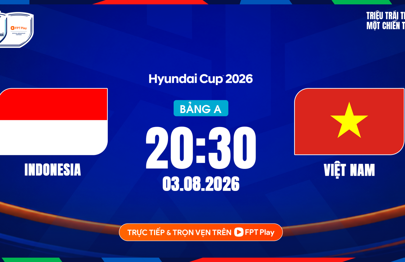 Xem trực tiếp bóng đá Indonesia vs Việt Nam ở kênh nào?