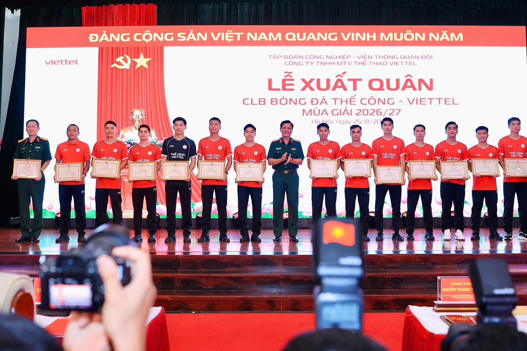 Thể Công Viettel đặt mục tiêu vô địch V-League 2026/27