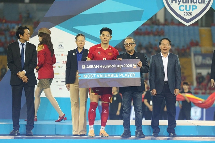 Tuyển Việt Nam thâu tóm giải thưởng cá nhân ASEAN Cup 2026