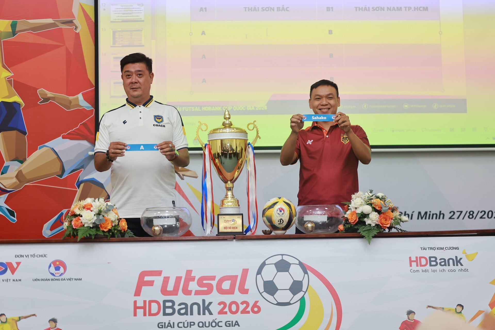 8 đội tranh tài ở Cúp Quốc gia Futsal 2026