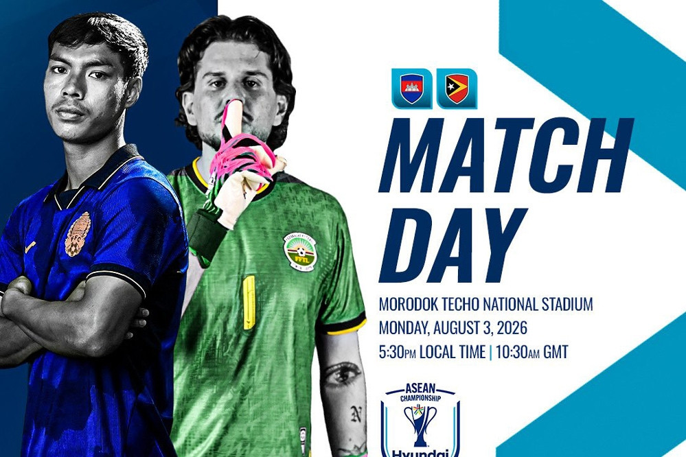 Trực tiếp bóng đá Campuchia vs Timor Leste: ASEAN Cup 2026