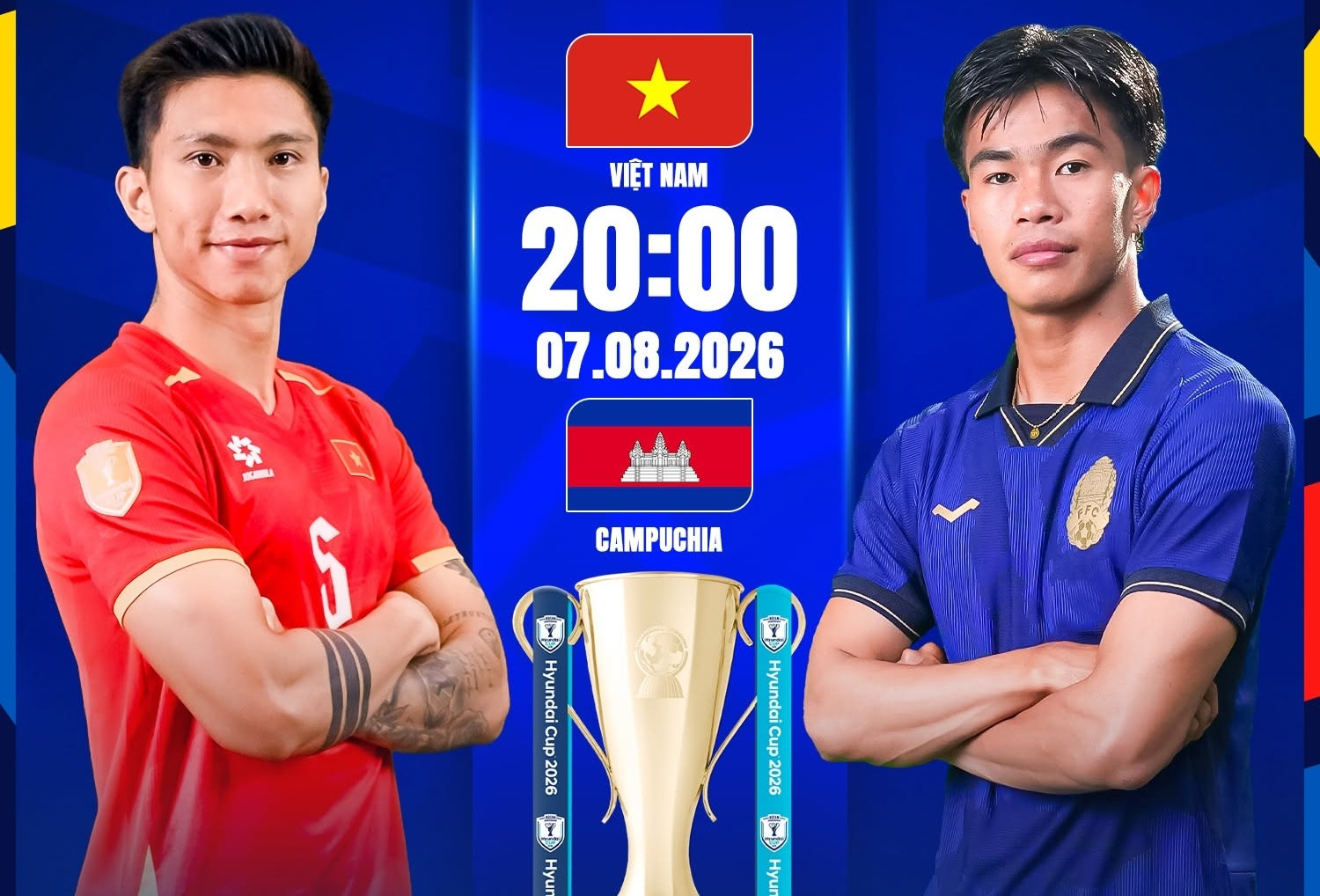 Xem trực tiếp bóng đá Việt Nam vs Campuchia ở kênh nào?