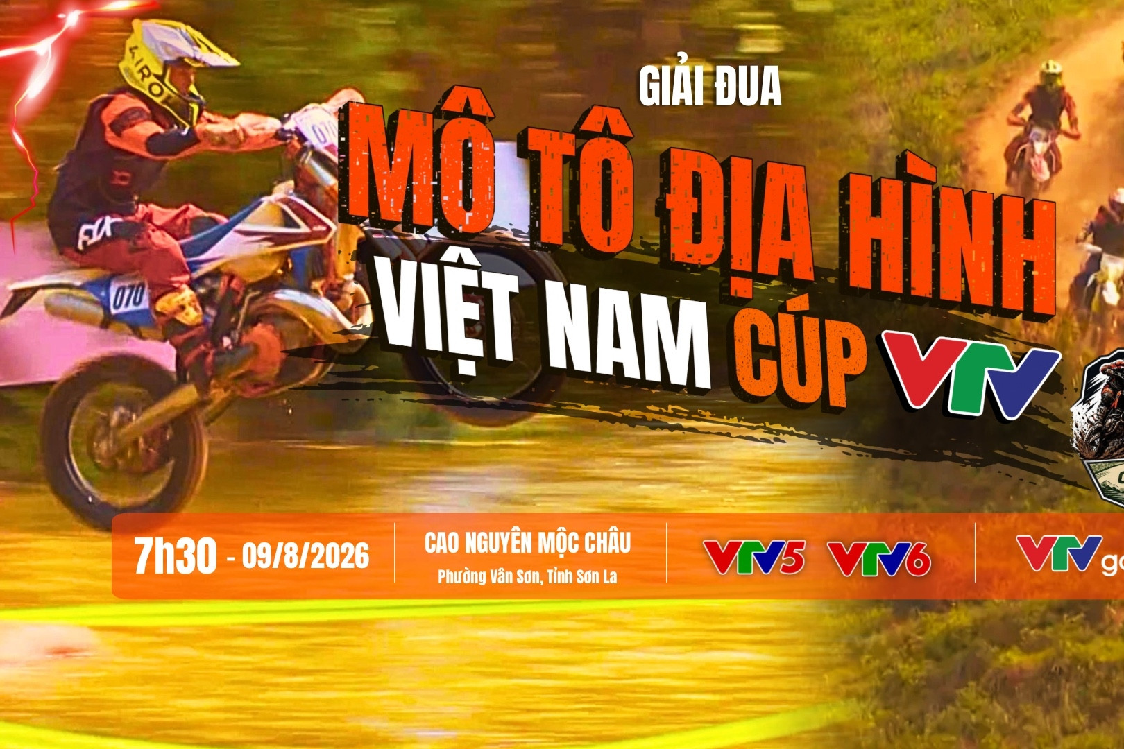 Hấp dẫn giải đua mô tô địa hình Việt Nam - Cúp VTV 2026