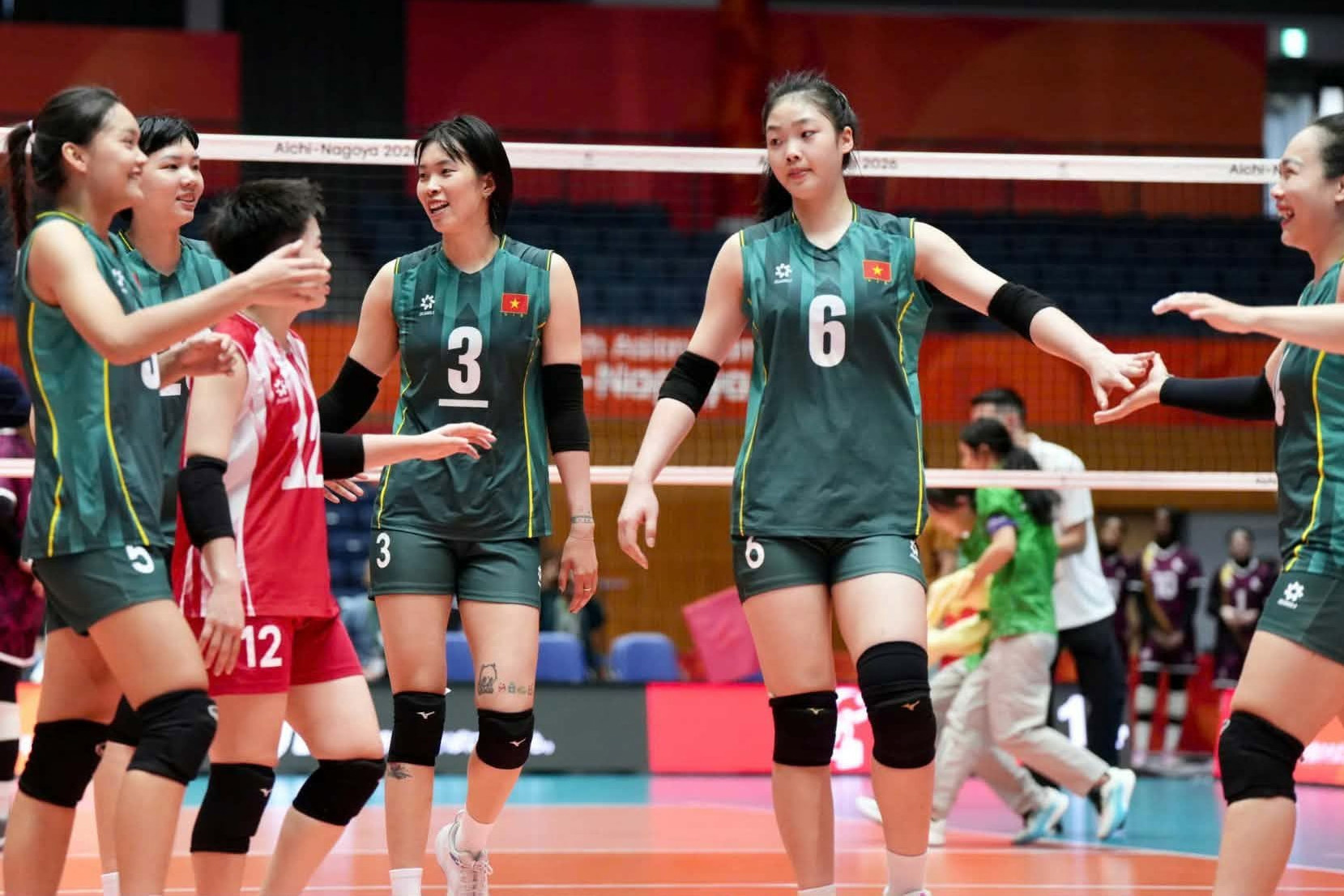 Tuyển bóng chuyền nữ Việt Nam vs Hong Kong (TQ): Vào tứ kết Asiad