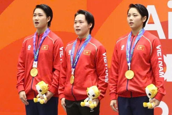 Bảng tổng sắp huy chương ASIAD 2026 hôm nay 23/9
