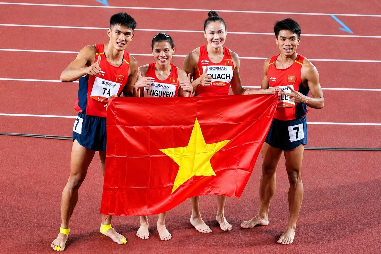 ASIAD 2026 ngày 24/9: Điền kinh Việt Nam nghẹt thở giành HCĐ 4x400m
