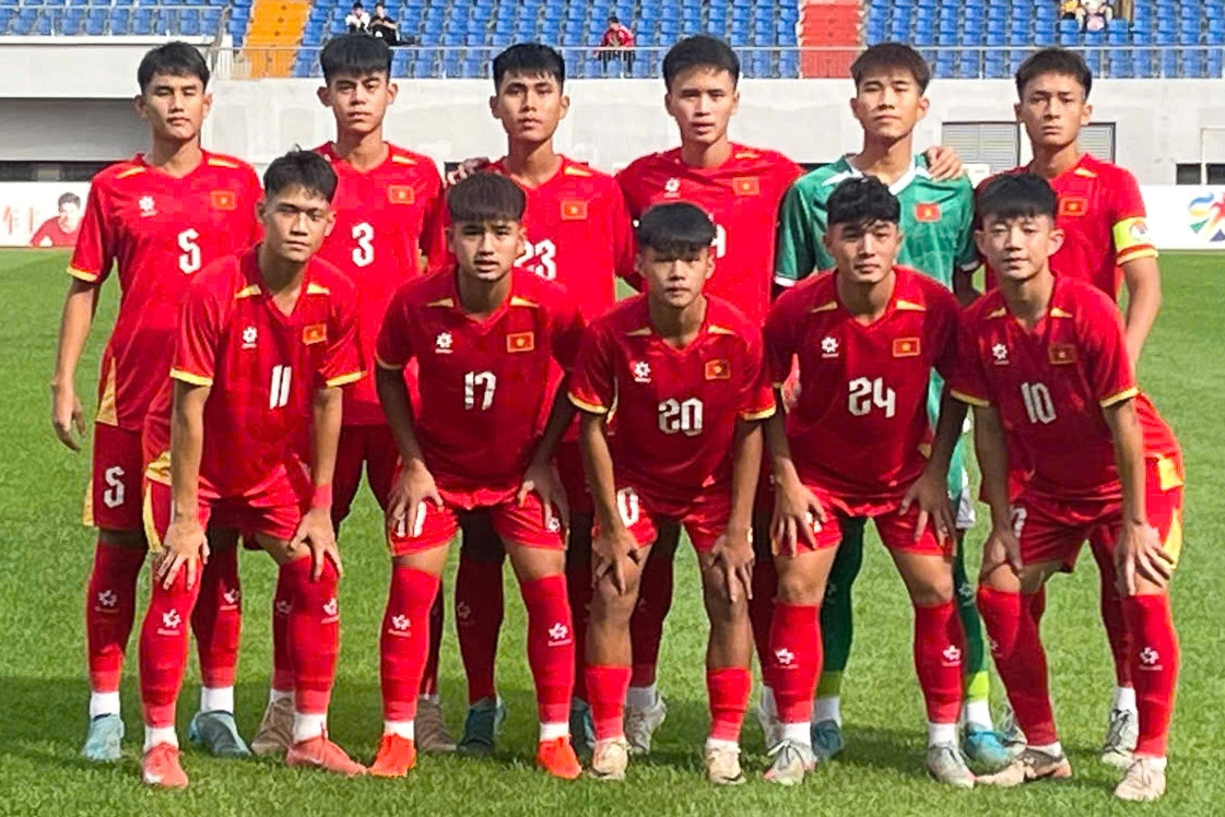 U16 Việt Nam thua đậm Australia ở Trung Quốc
