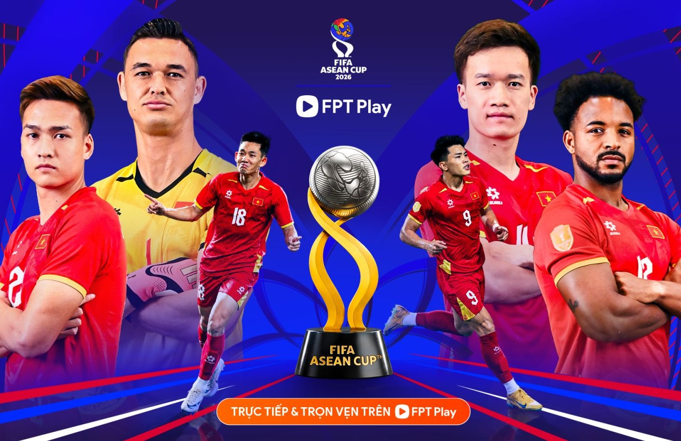 Xem trực tiếp bóng đá FIFA ASEAN Cup 2026 ở đâu, kênh nào?
