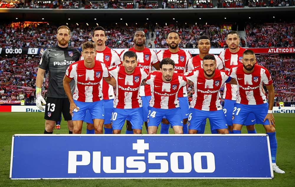 Đội hình xuất phát của Atletico