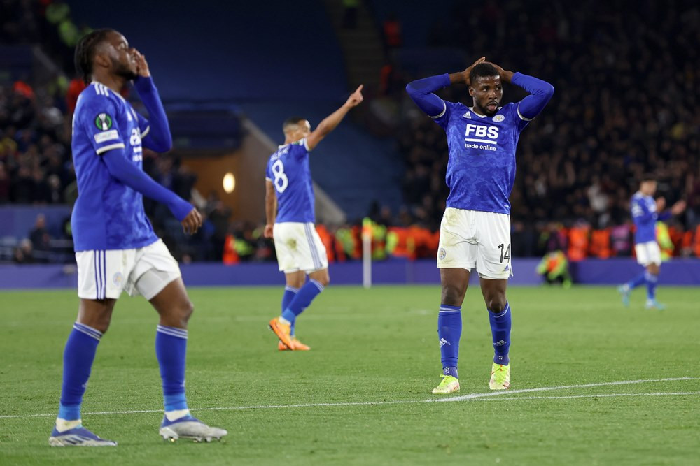 Sự tiếc nuối của Leicester khi không thể giành chiến thắng ở lượt đi trên sân nhà