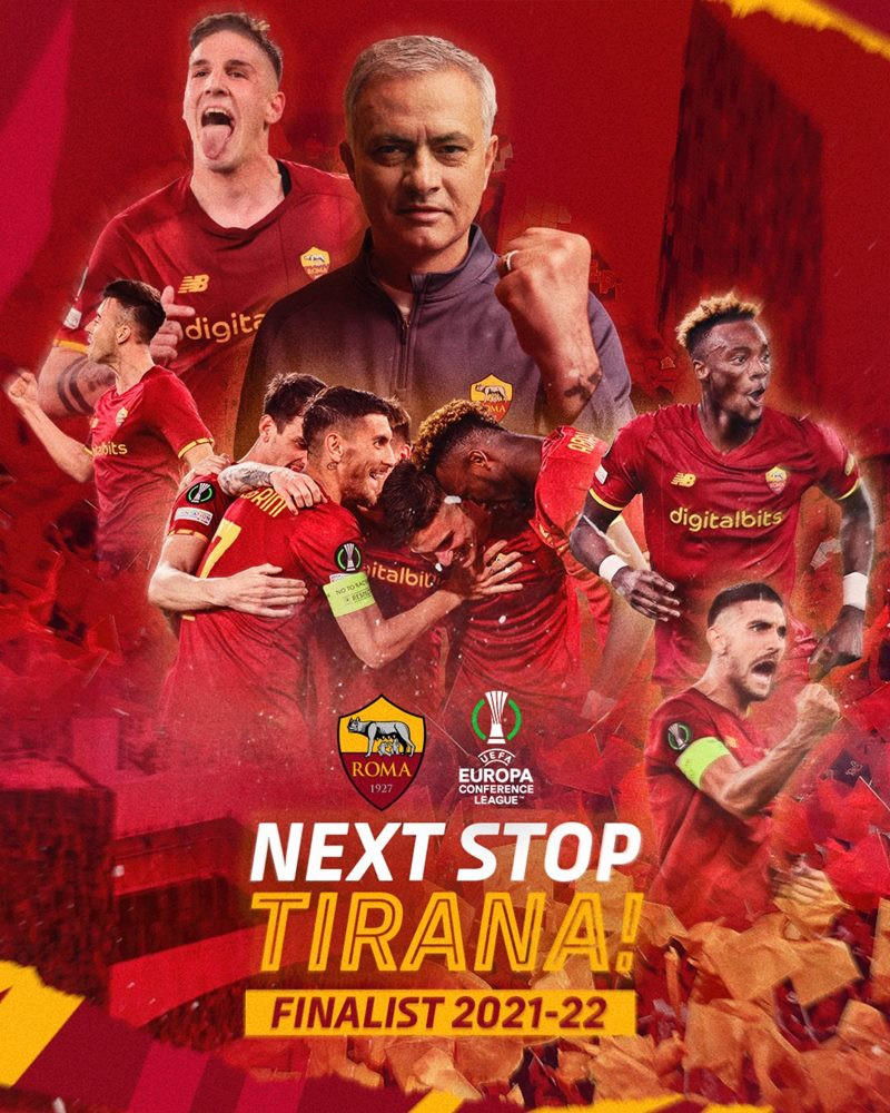 Đối thủ của thầy trò Mourinho trong trận chung kết Conference League là Feyenoord. Trận đấu này diễn ra tại Albania vào ngày 25/5 tới