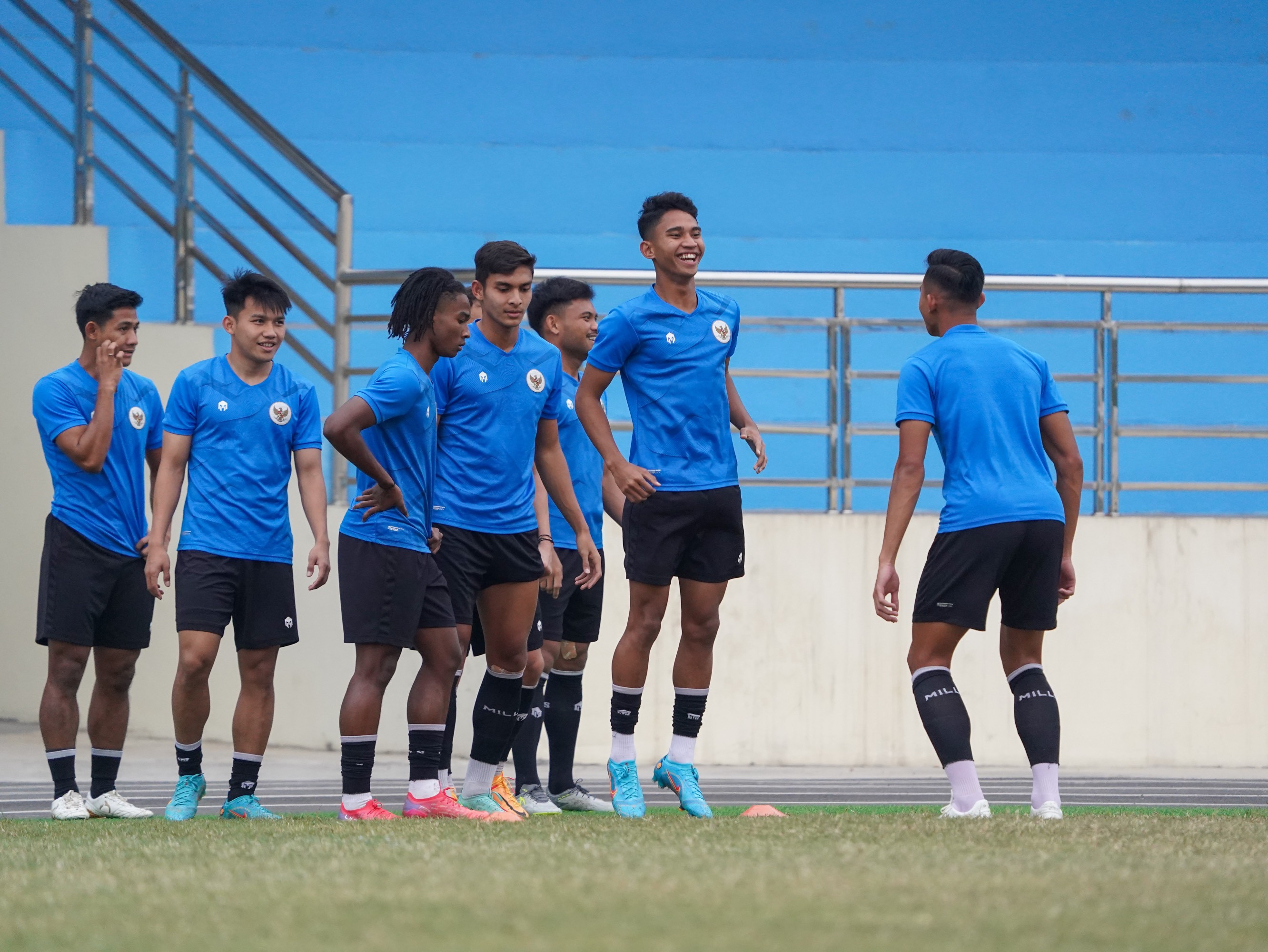 Hiện U23 Indonesia vẫn chưa có đủ đội hình mạnh nhất vì còn thiếu vắng vài trụ cột đang trên đường sang Việt Nam