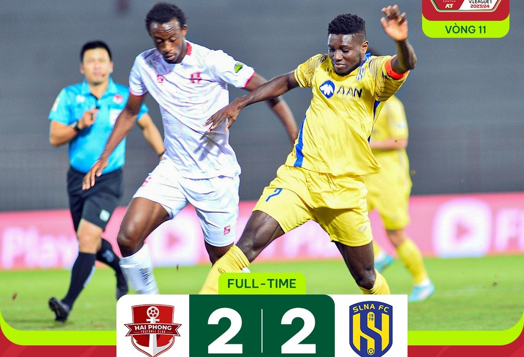 Hải Phòng tuột chiến thắng phút chót