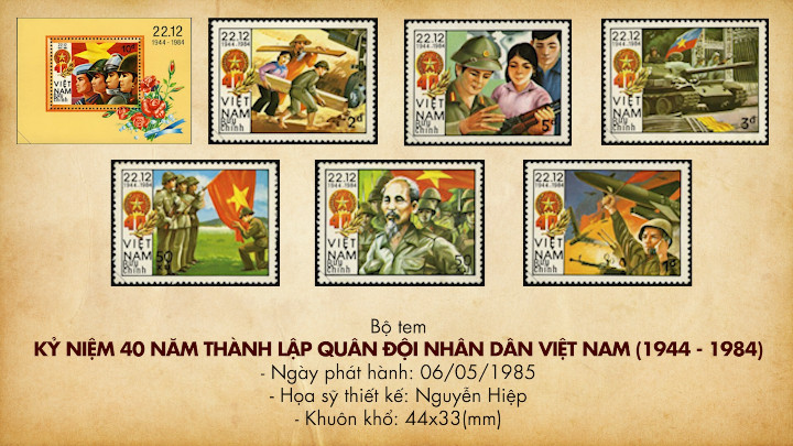 切手を通じてベトナム人民軍の歴史を学ぶ - Vietnam.vn