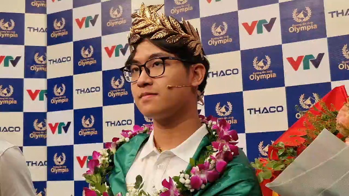 Bảo Khánh trở thành quán quân Đường lên đỉnh Olympia năm thứ 25