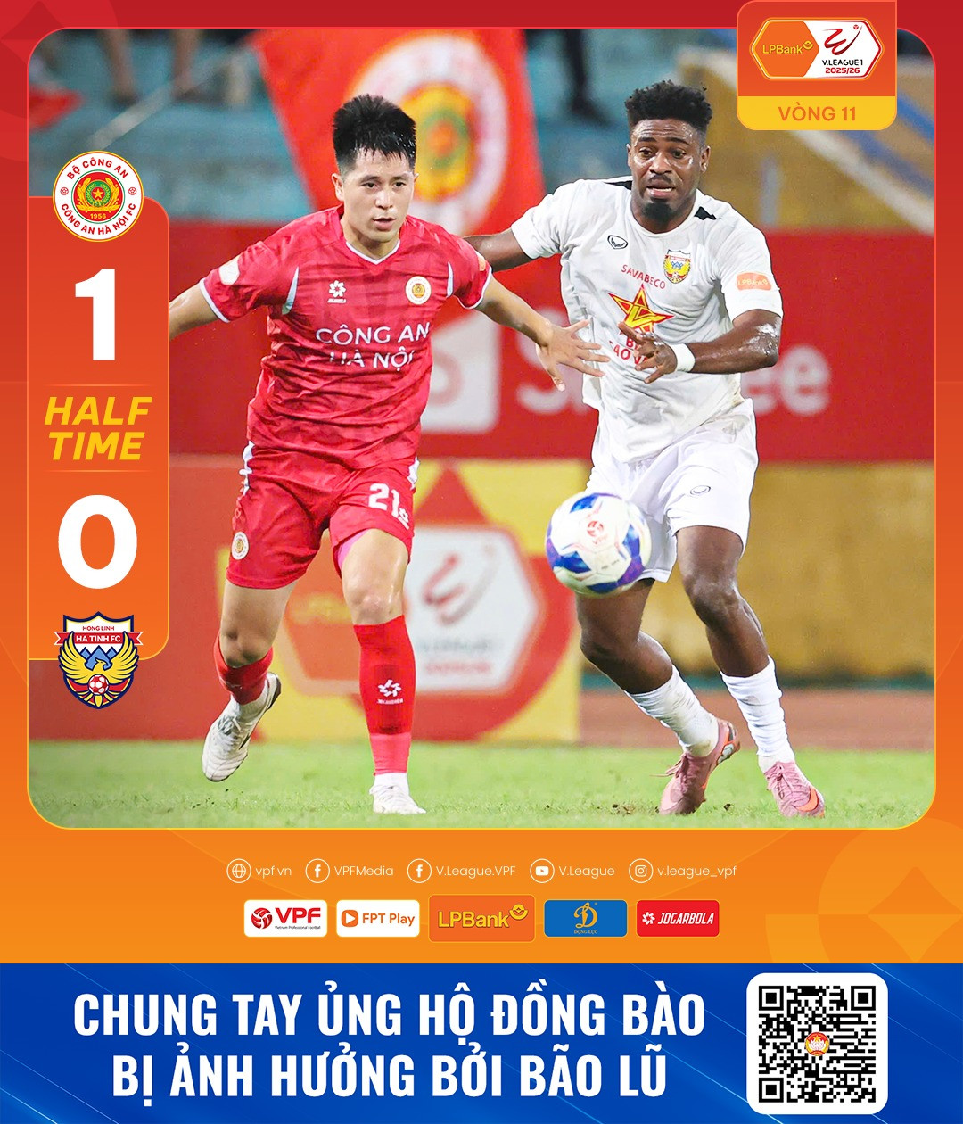 Quang Hải vụt sáng, CAHN chờ lấy ngôi đầu của Ninh Bình cahn vs ha tinh.jpg