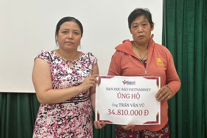 VietNamNet tiếp tục chuyển hơn 62 triệu đồng đến 3 hoàn cảnh khó khăn