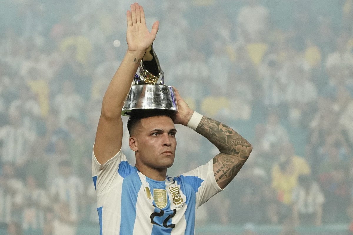 Lautaro Martinez Copa America 2024. Mati Arrascoyta