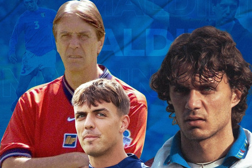 Paolo Maldini khóc khi con trai Daniel ra mắt tuyển Italy