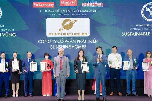 Sunshine Homes vào Top thương hiệu mạnh Việt Nam 2024