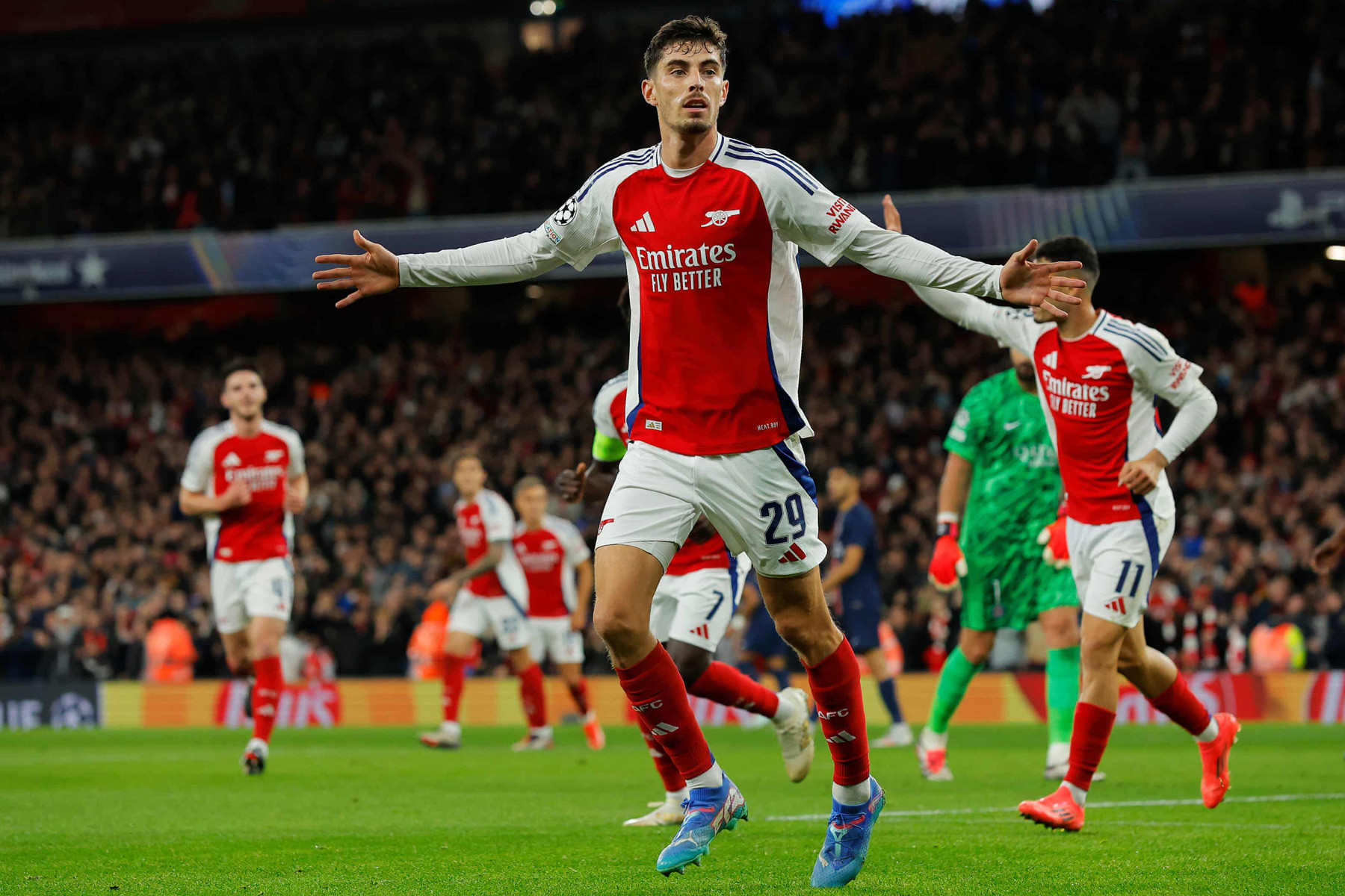 Kai Havertz Arsenal PSG 2 0/The Guardian