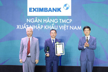 Eximbank nhận giải thưởng Thương hiệu mạnh Việt Nam 2024