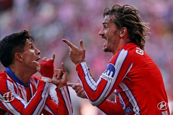 Griezmann lập đại công, Atletico thắng ngược kịch tính