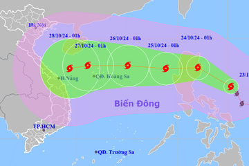 Bản tin sáng 23/10: Bão Trà Mi tăng cấp, không khí lạnh tràn về Bắc Bộ