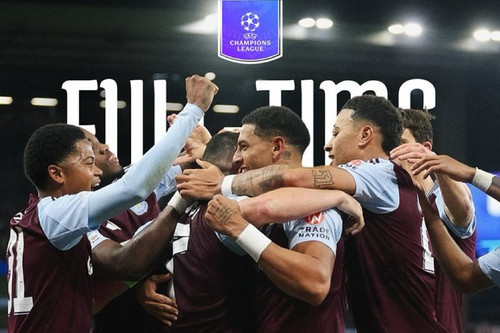 Aston Villa gây bất ngờ lớn với ngôi đầu bảng Champions League