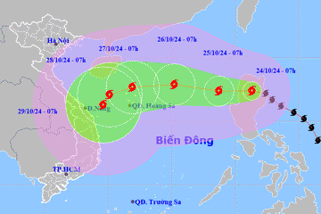 Hôm nay, bão Trà Mi vào Biển Đông, diễn biến rất khó lường