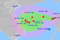 Bản tin sáng 25/10: Bão Trà Mi gây sóng cao 9m, Hà Nội ngày đêm chênh 14 độ