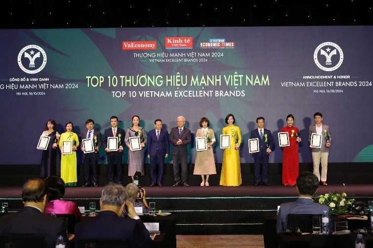 Agribank được vinh danh Thương hiệu mạnh Việt Nam 2024