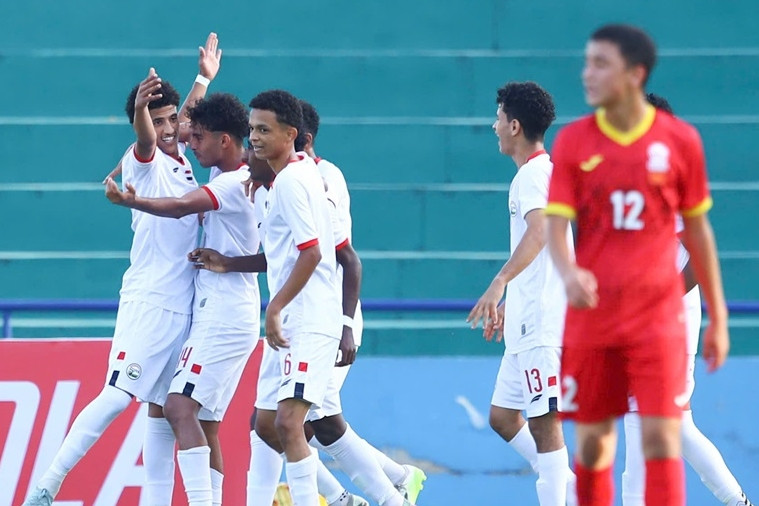 U17 Yemen thắng ngược Kyrgyzstan trước trận gặp U17 Việt Nam