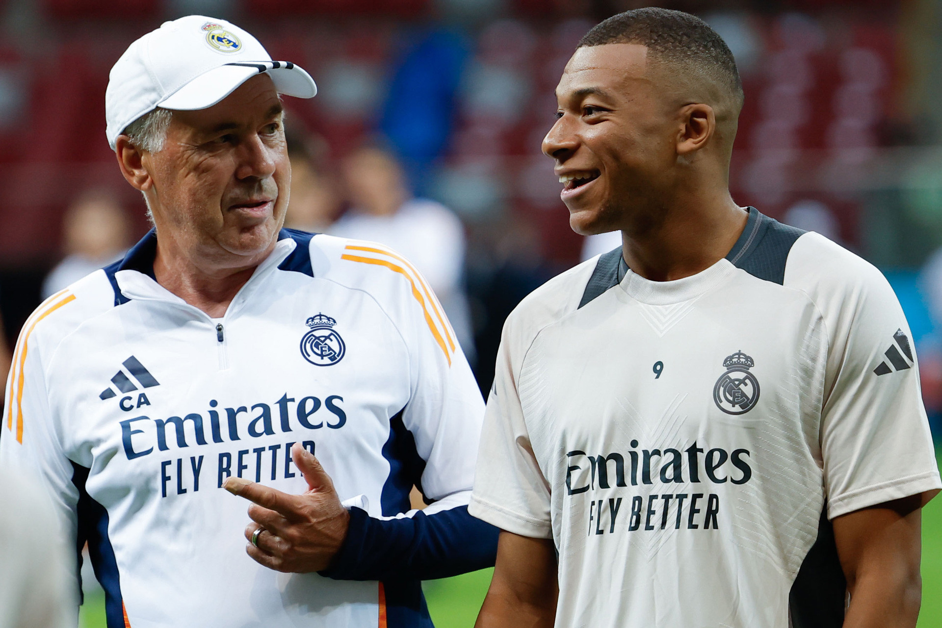 Mbappe Ancelotti. EFE