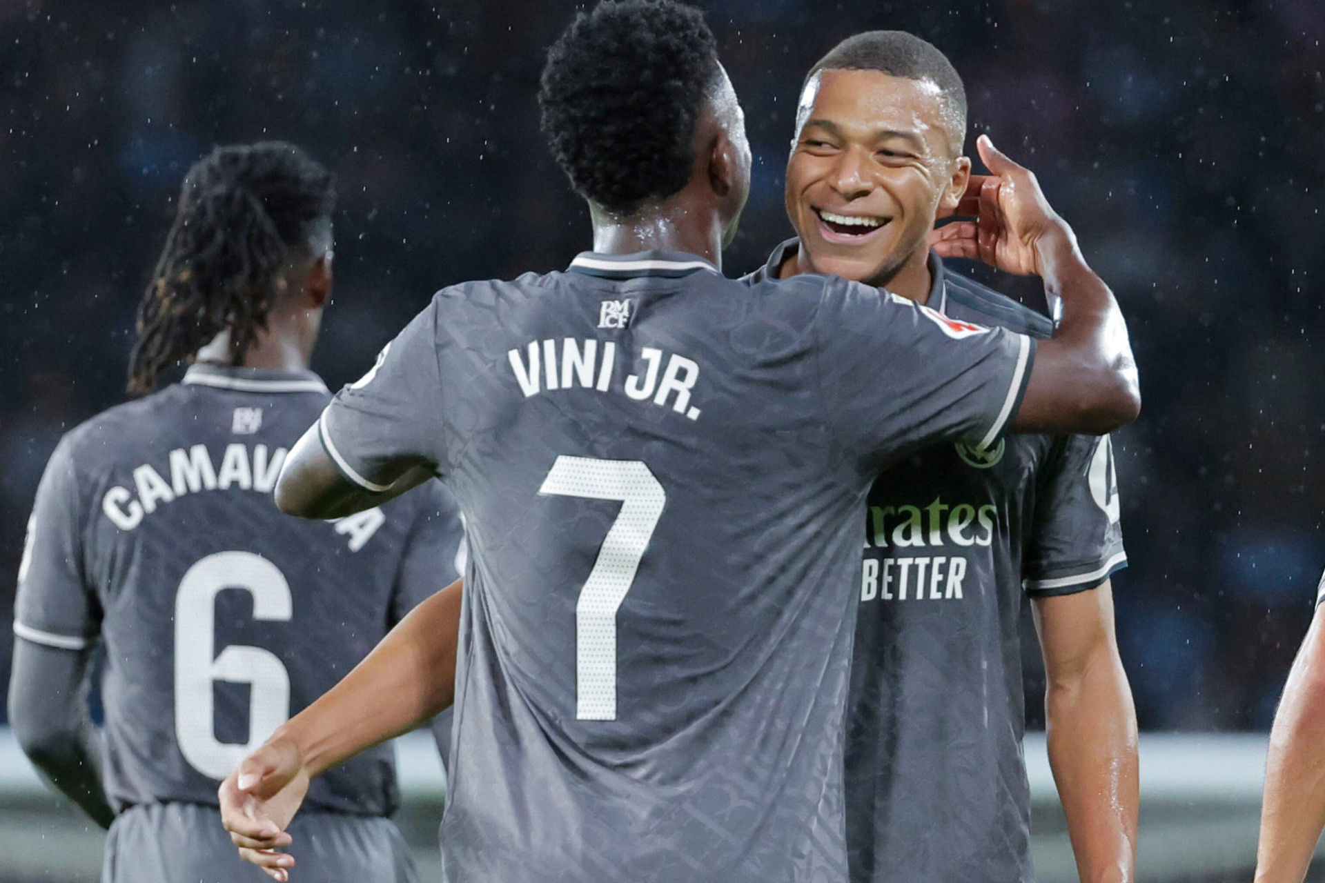 Mbappe Vinicius. EFE