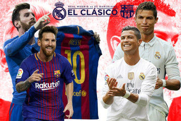 Top 10 ghi bàn Siêu kinh điển: Messi bỏ xa Ronaldo