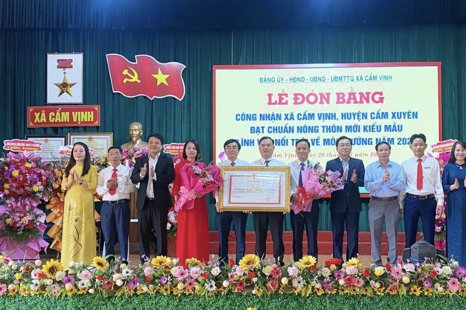 Ấn tượng mô hình xã nông thôn mới kiểu mẫu 