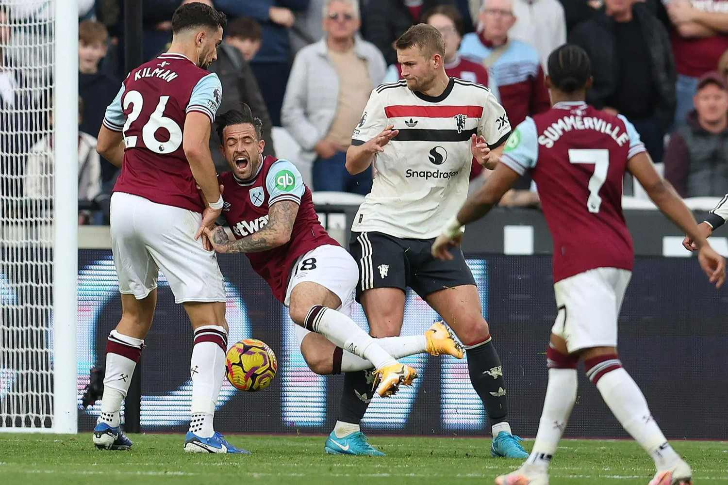 De Ligt West Ham MU. Alamy