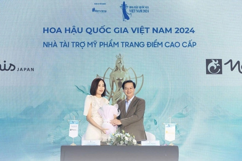 Naris Cosmetics tài trợ độc quyền mỹ phẩm Hoa hậu Quốc gia Việt Nam 2024