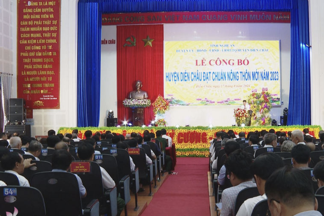 Diễn Châu tiếp tục duy trì, nâng cao chất lượng các tiêu chí NTM đã đạt