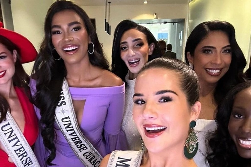 Hoa hậu Kỳ Duyên và dàn thí sinh Miss Universe 2024 náo nức đổ bộ Mexico