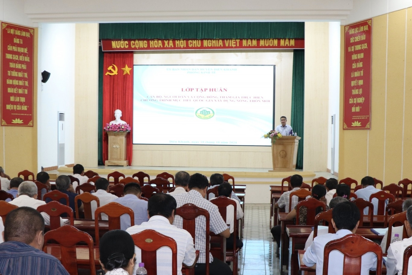 Huyện Diên Khánh tập huấn Chương trình xây dựng nông thôn mới