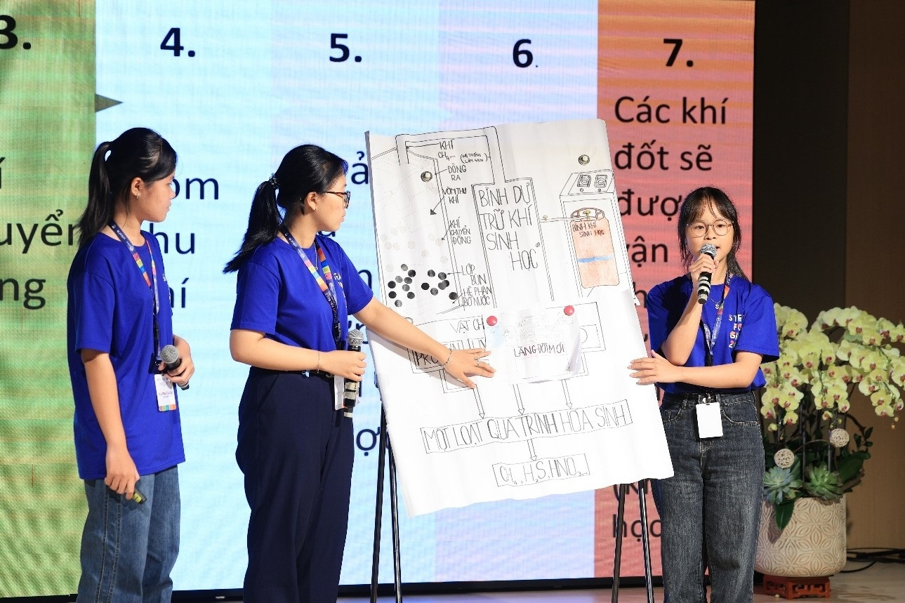 Nhiều dự án xanh, sản phẩm ấn tượng tại đêm chung kết cuộc thi ‘STEAM for Girls’