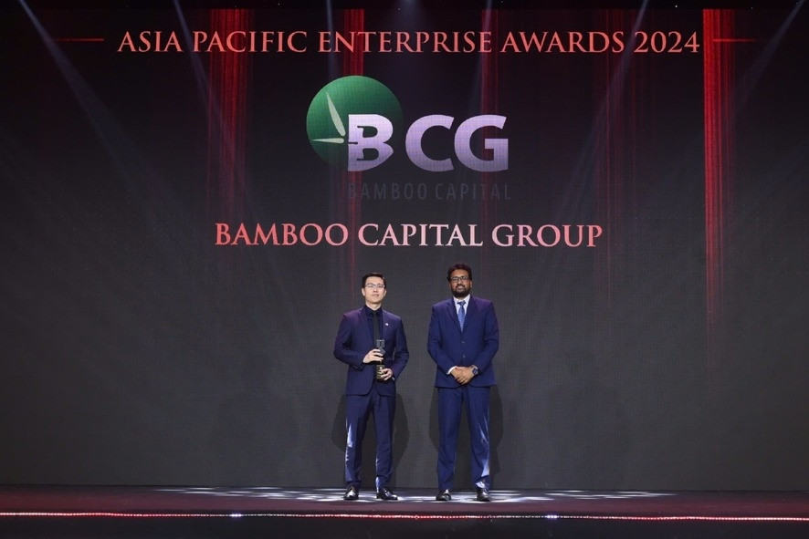 Bamboo Capital được vinh danh tại giải thưởng Doanh nghiệp xuất sắc châu Á 2024